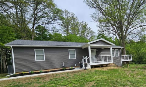 Exterior front-summer (still trying to get grass to grow).