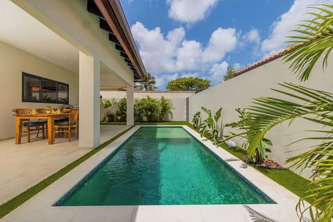 Relax and unwind in your own private pool, and enjoy al fresco dining on the covered patio.