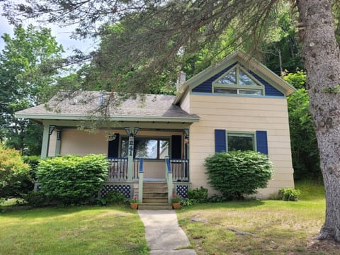 OVERALL:  The front of the house and the charming front porch.