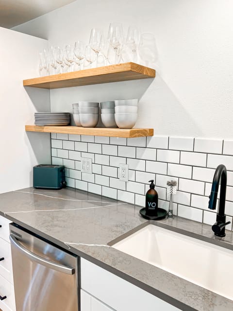 Fully stocked kitchen 