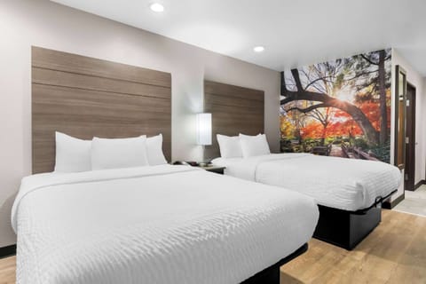 Room, 2 Queen Beds, Non Smoking (Efficiency) | Premium bedding, pillowtop beds, desk, laptop workspace