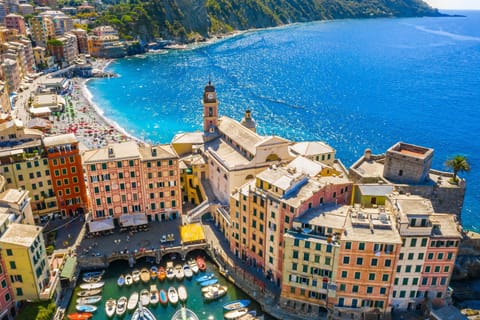 Standard Apartment, Multiple Bedrooms (Charming Flat Historic Center Camogli) | Living area | Flat-screen TV