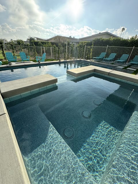 morning backyard view - BRAND NEW POOL AND SPA