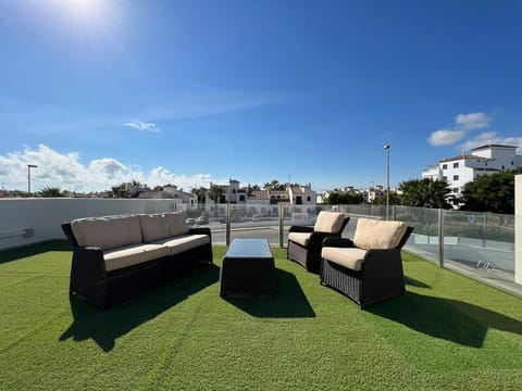 Massive solarium for the villa