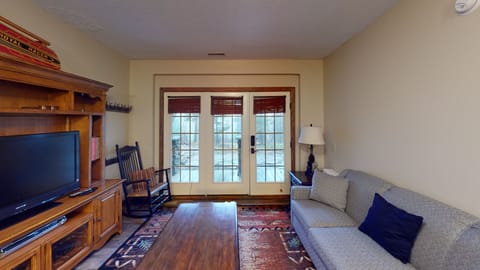 Furniture, Indoors, Living Room, Couch, Door