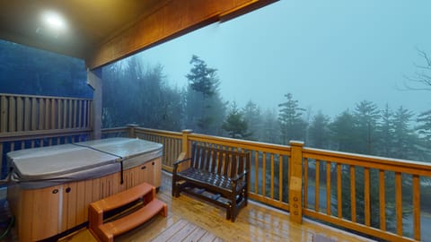 House, Porch, Deck, Hot Tub, Tub