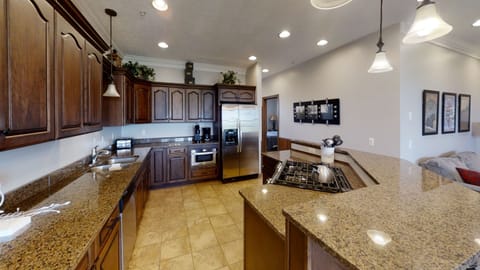 Indoors, Kitchen, Floor, Flooring, Granite