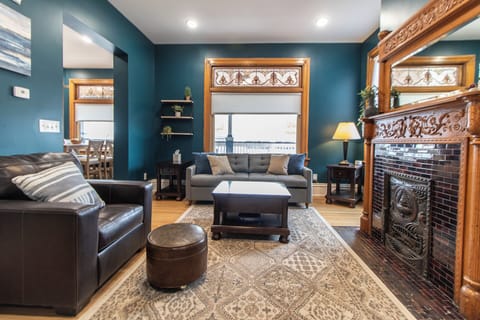 One Bedroom Apartment Unit 1 | Premium bedding, pillowtop beds, iron/ironing board, free WiFi