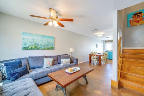 Port Aransas Vacation Rental | 4BR | 3BA | 1,455 Sq Ft | Small Step for Entry
