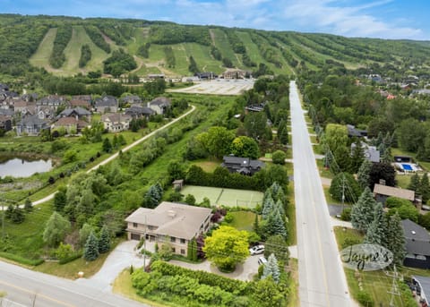 Aerial View &amp; Ski Hills