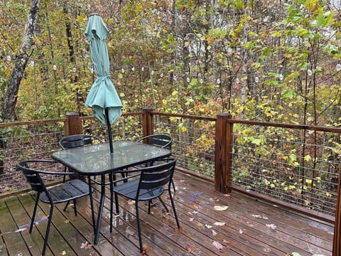 Enjoy morning coffee surrounded by fresh air and nature.