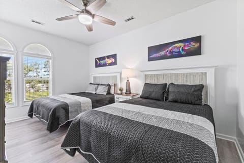 Two Queen Beds in Second Bedroom