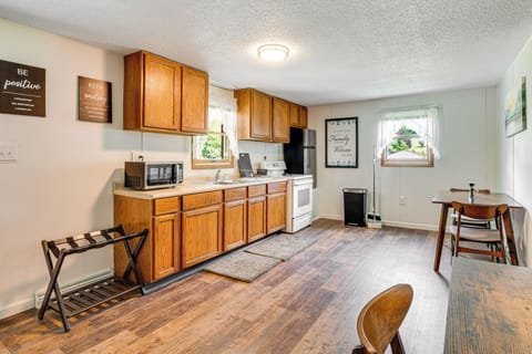 Clearfield Vacation Rental | 1BR | 1BA | 600 Sq Ft | Stairs Required to Enter