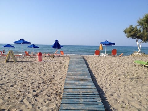 On the beach