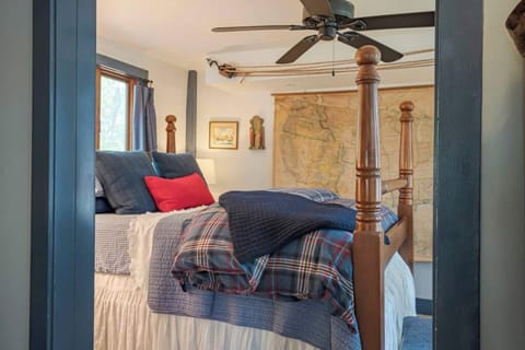 After a full day, come rest your weary head on this super comfy bed in the Cordage private guest suite at the 1807 Williams Home!