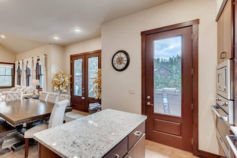 Kitchen: Door to main deck