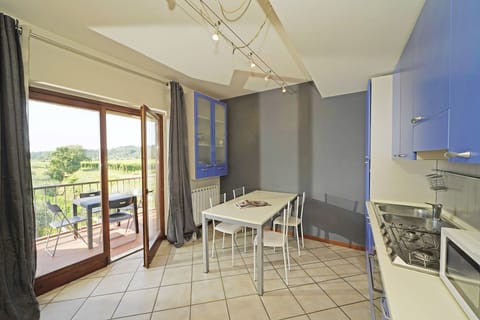 Apartment | Private kitchen | Fridge, microwave, oven, stovetop