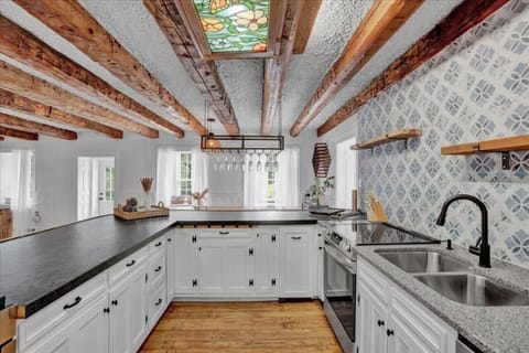 Kitchen setup for entertaining