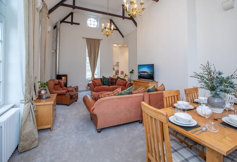 The Dower House living and dining room