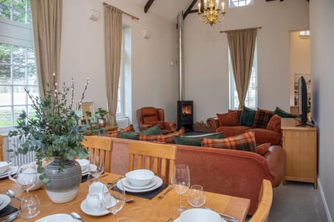 The Dower House living and dining room