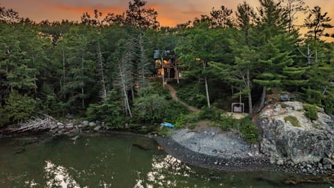 Tucked into the trees you have ultimate privacy