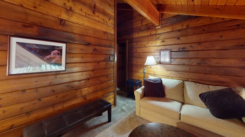 Indoors, Hardwood, Stained Wood, Furniture, Living Room