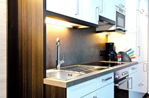 Exclusive Apartment, 1 Bedroom, Non Smoking, Mountain View | Private kitchen