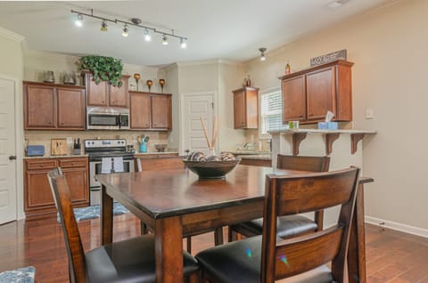 "Our dining table is the perfect place to gather with friends and family."
