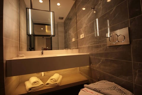 Superior Double or Twin Room | Bathroom | Hair dryer, towels, toilet paper