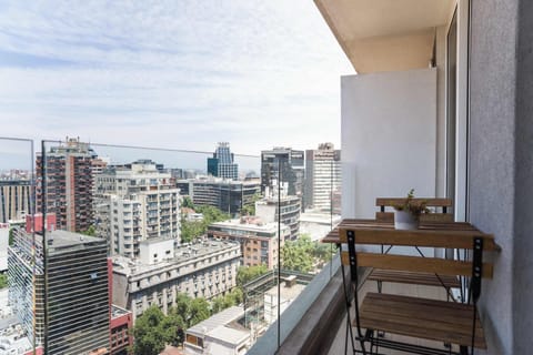 Enjoy breathtaking city views from your private balcony, perfect for morning coffee or evening relaxation.