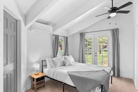Comfortable bedroom with fresh linens