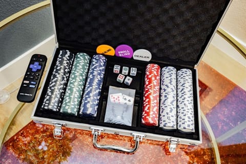 Game Room: Level Up Your Fun with Our Poker Set Ready for Action!
