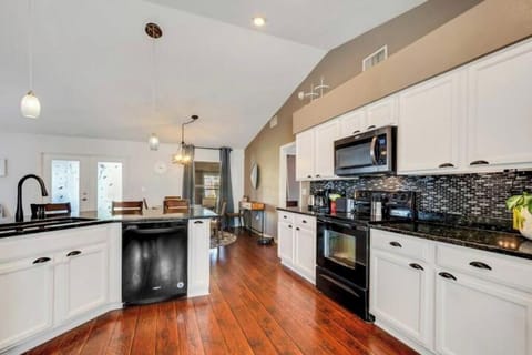 spacious kitchen with all amenities