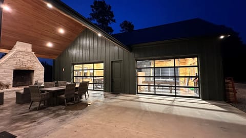 outdoor living and gameroom