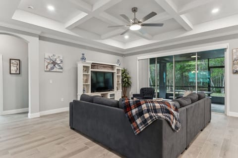 Living room with sleeper sofa