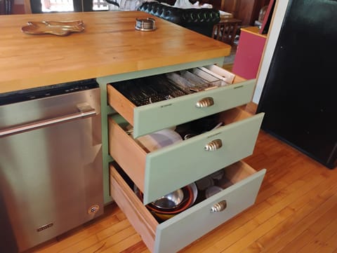 kitchen essentials, dishwasher, flatware, dishes, bowls