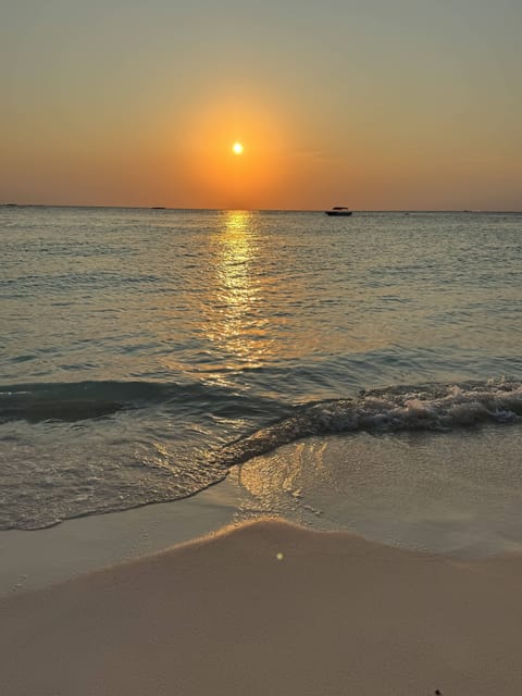 On the beach, white sand, beach bar