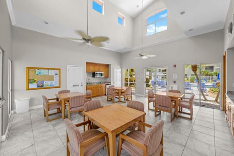 Bright clubhouse space with plenty of natural light and gathering areas