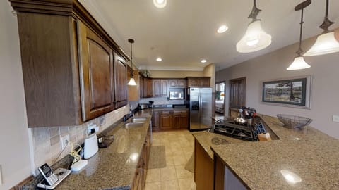 Indoors, Floor, Kitchen, Refrigerator, Flooring