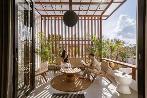 Villa, 2 Bedrooms, Pool View | Living area | 55-inch TV with cable channels