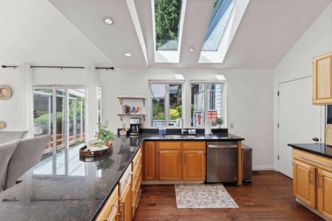 This updated full kitchen is a haven for homecooks.