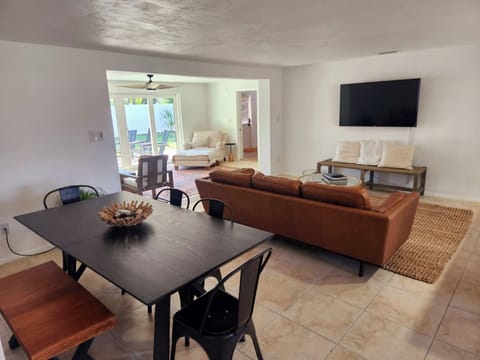 Enjoy board games, a movie, or plenty of room to spread out for both