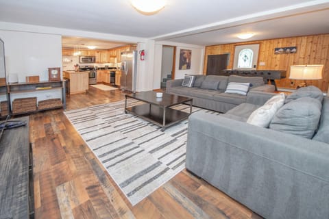 Spacious Living Room opens up to the Kitchen and Dining room for easy hosting!