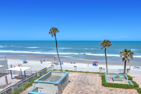 Economical oceanfront Daytona condo for a superb vacation.