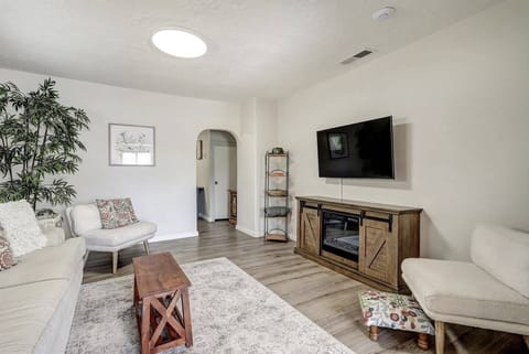 Featuring smart television and wifi modem in this home
