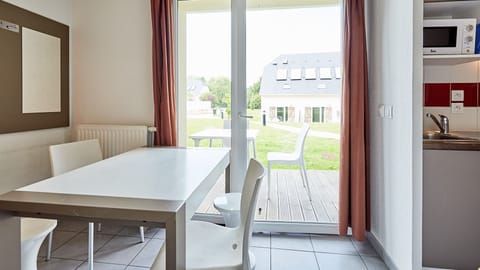 Share meals and laughs at the dining table.