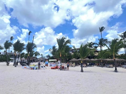 Beach nearby, white sand