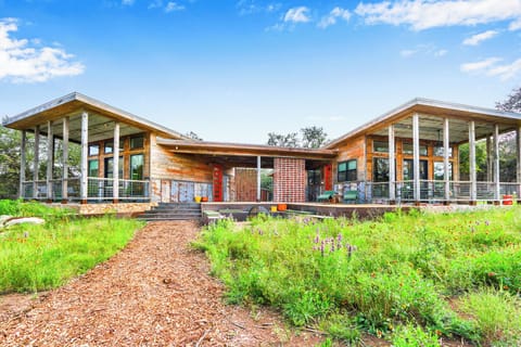 Dog Trot Haus has two units connected by a breezeway area