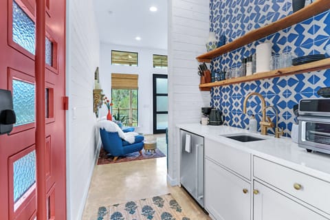 Looking out towards the suite