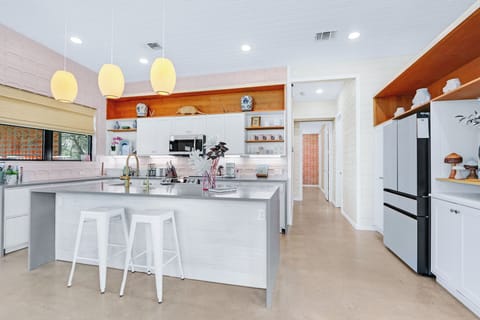 Additional seating at the island